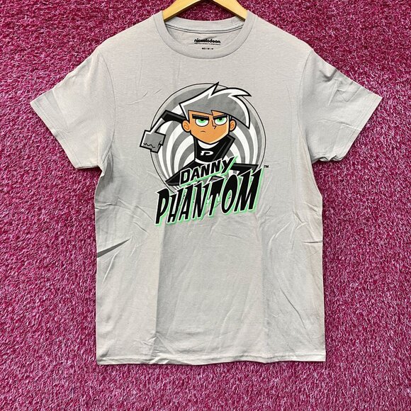 Nickelodeon Danny Phantom Spiral Retro Cartoon T-Shirt M - Picture 1 of 4
